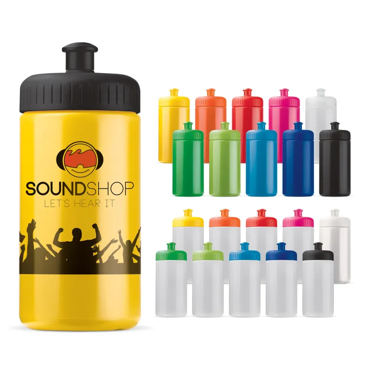 Sporttrinkflasche Toppoint Classic 500ml LT98795 Gelb 4c-farbig bedruckt (231 x 118mm)