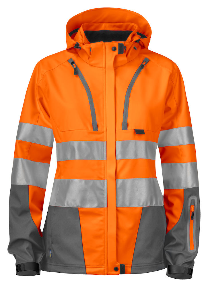 SicherheitsjackeProJob6423funktionellENISO20471Klasse3/2646423Orange/Grau17 Damen Sicherheitsjacke ProJob 6423 funktionell EN ISO 20471 Klasse 3 /2 646423
