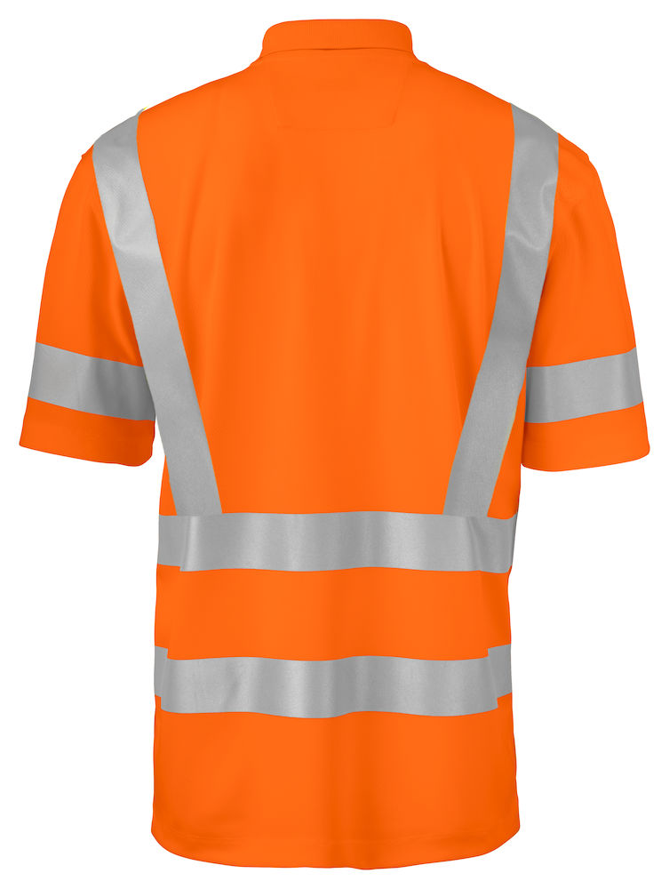 ProJobSicherheitsPoloshirtkurzarm6040ENISO20471Klasse2/3646040Orange17