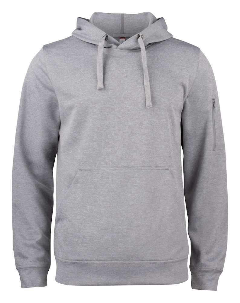 KapuzenpulloverCliqueBasicActiveHoody021011Graumeliert95 Herren Kapuzenpullover Clique Basic Active Hoody 021011