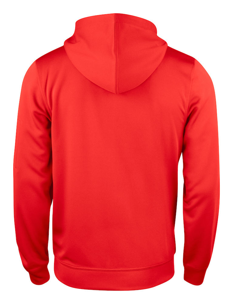 CliqueKapuzenjackeBasicActiveHoodyFullZip021014Rot35