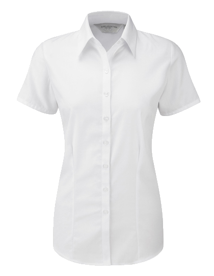DamenBlusekurzarmRussellHerringboneR-963F-0White_1