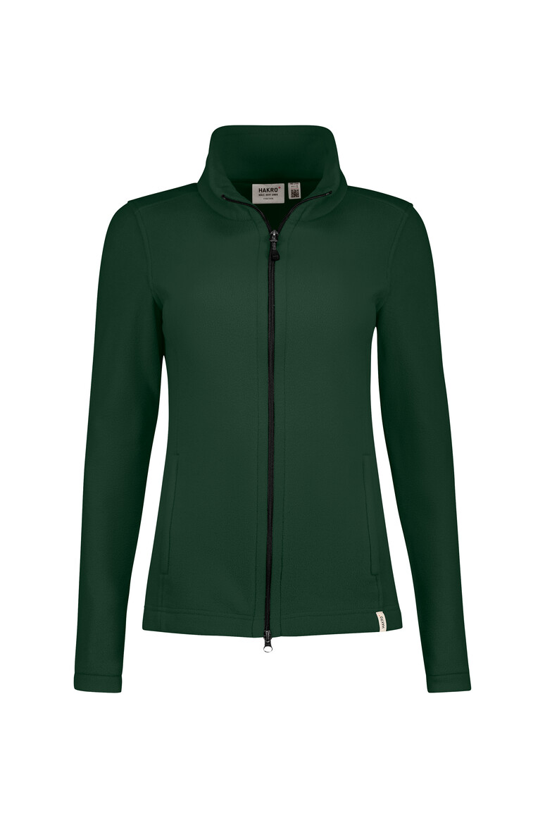 DamenFleecejackeHakroECOGRS246tanne072 Damen Fleecejacke Hakro ECO GRS 246