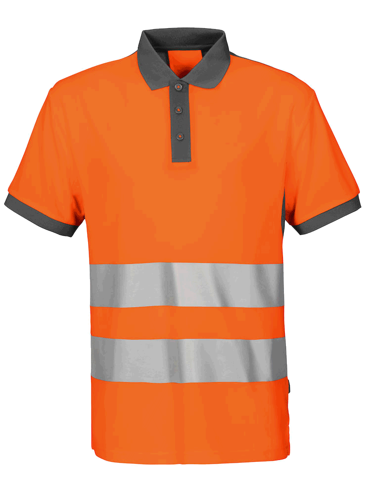 Herren Sicherheits Poloshirt kurzarm ProJob 6008 PIQUE POLO EN ISO 20471-KLASSE 2 646008