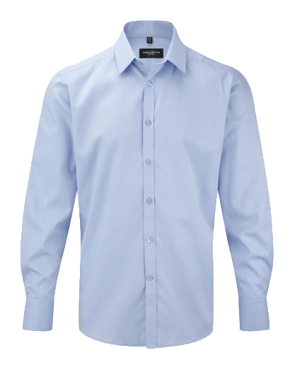 Herren Hemd langarm Russell Herringbone Slim R-962M-0