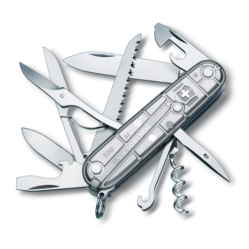 TaschenmesserVictorinox1.3713Huntsmansilbertransparent_1 Taschenmesser Victorinox 1.3713 Huntsman