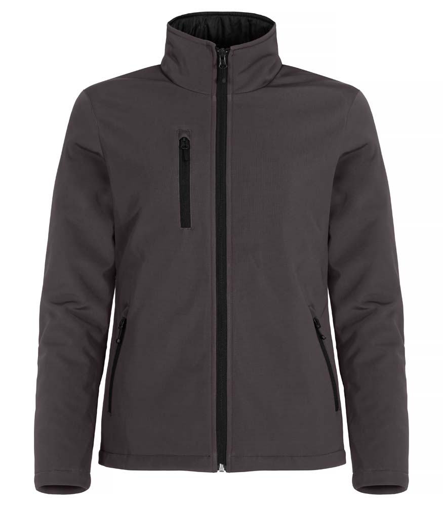DamenSoftshelljackegefüttertCliquePadded0200957Dunkelgrau945