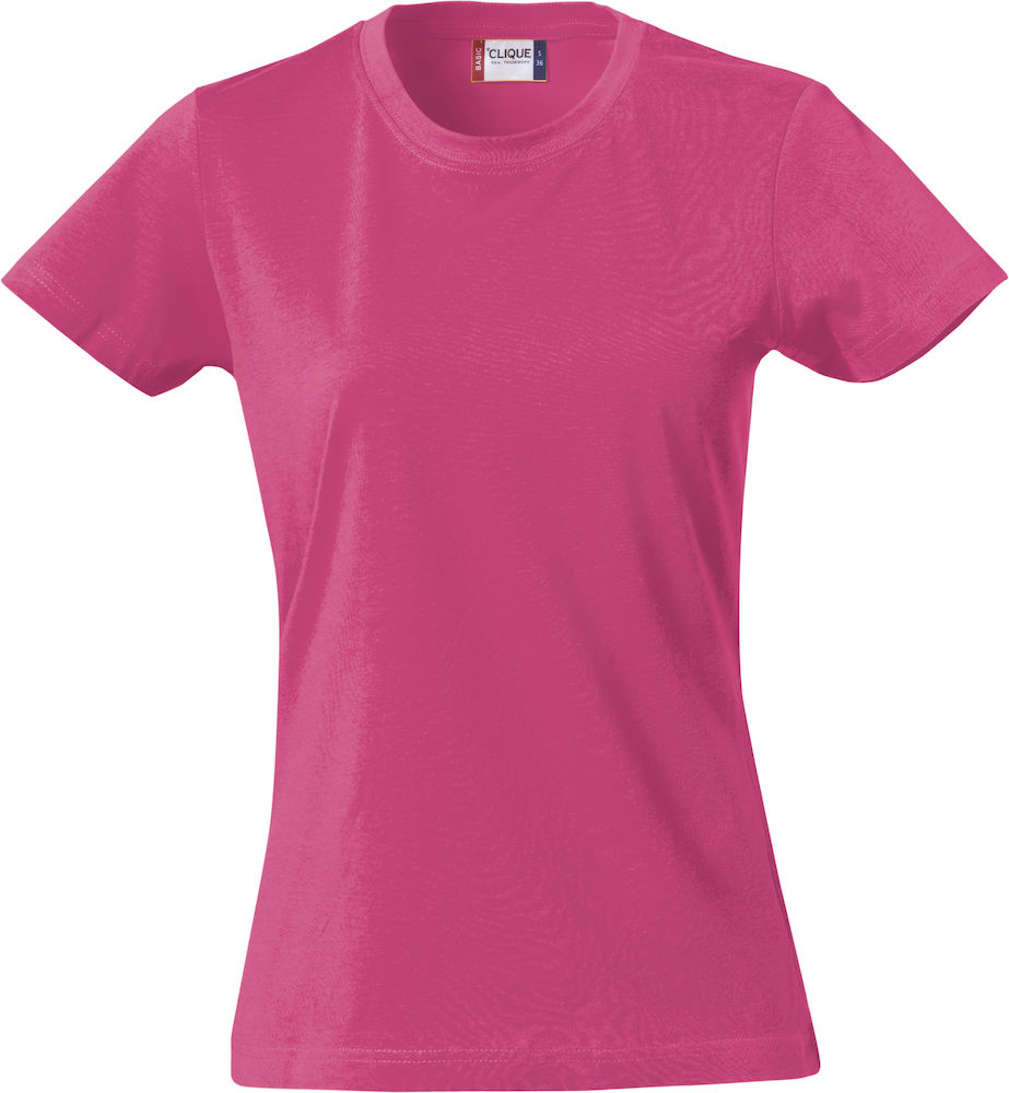 T-ShirtKurzarmCliqueBasic-T029031Cerise300 Damen T-Shirt Kurzarm Clique Basic-T 029031