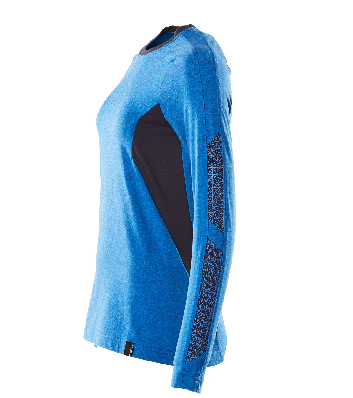 T-ShirtlangarmLangarmMascot18391-959azurblau/schwarzblau91010