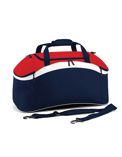 SportascheBagBaseTeamwearHoldallBG572FrenchNavyClassicRedWhite_1  Sportasche BagBase Teamwear Holdall BG572