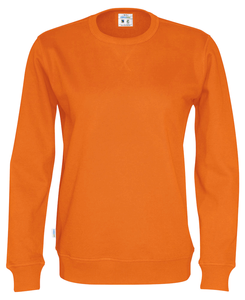 HerrenPulloverCottoverCrewNeck141003Orange290