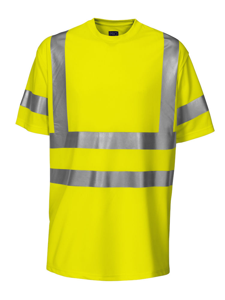 SicherheitsT-ShirtkurzarmProJob6010ENISO20471Klasse3646010Gelb10