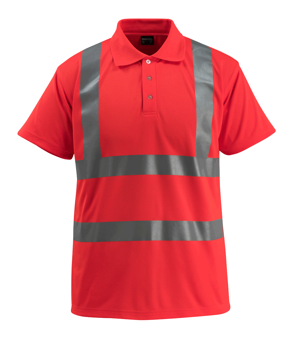 HerrenPoloshirtMascotBowen50593-976hi-vis rot222_1