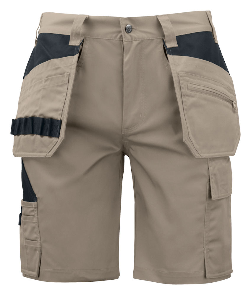 ArbeitsshortsProJob5535mitHängetaschenmodernerSchnitt645535Khaki82 Herren Arbeitsshorts ProJob 5535 mit Hängetaschen moderner Schnitt 645535