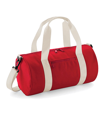 SportascheBagBaseMiniBarrelBagBG140SClassicRedOffWhite_1  Sportasche BagBase Mini Barrel Bag BG140S