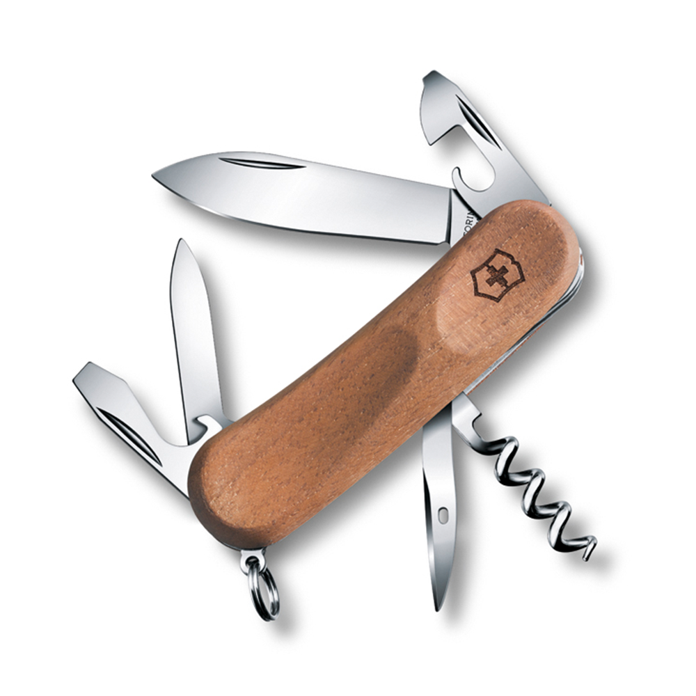 TaschenmesserVictorinox2.3801.63EvolutionWood10Nussbaumholz_1 Taschenmesser Victorinox 2.3801.63 Evolution Wood 10