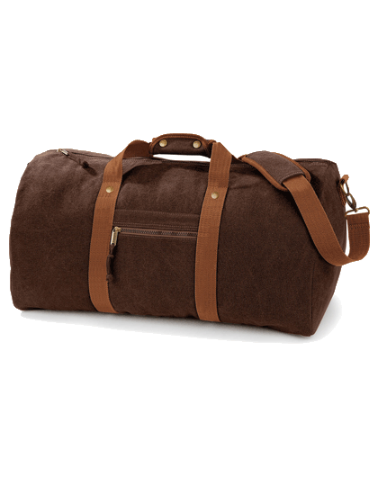 ReisetascheQuadraVintageCanvasHoldallQD613VintageBrown_1  Reisetasche Quadra Vintage Canvas Holdall QD613