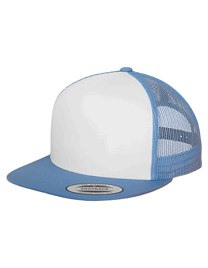 CapFLEXFITClassicTrucker6006WCarolina-BlueWhiteCarolina-Blue_1