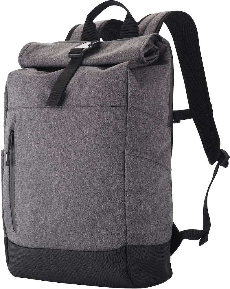 RucksackCliqueRoll-upBackpack18L040220Anthrazitmeliert955_1