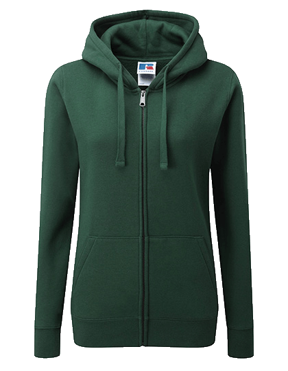 DamenKapuzenjackeRussellAuthenticZippedHoodyR-266F-0BottleGreen_1 Damen Kapuzenjacke Russell Authentic Zipped Hoody R-266F-0