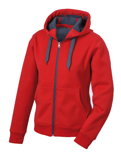 Herren Kapuzenjacke James&Nicholson Doubleface JN355