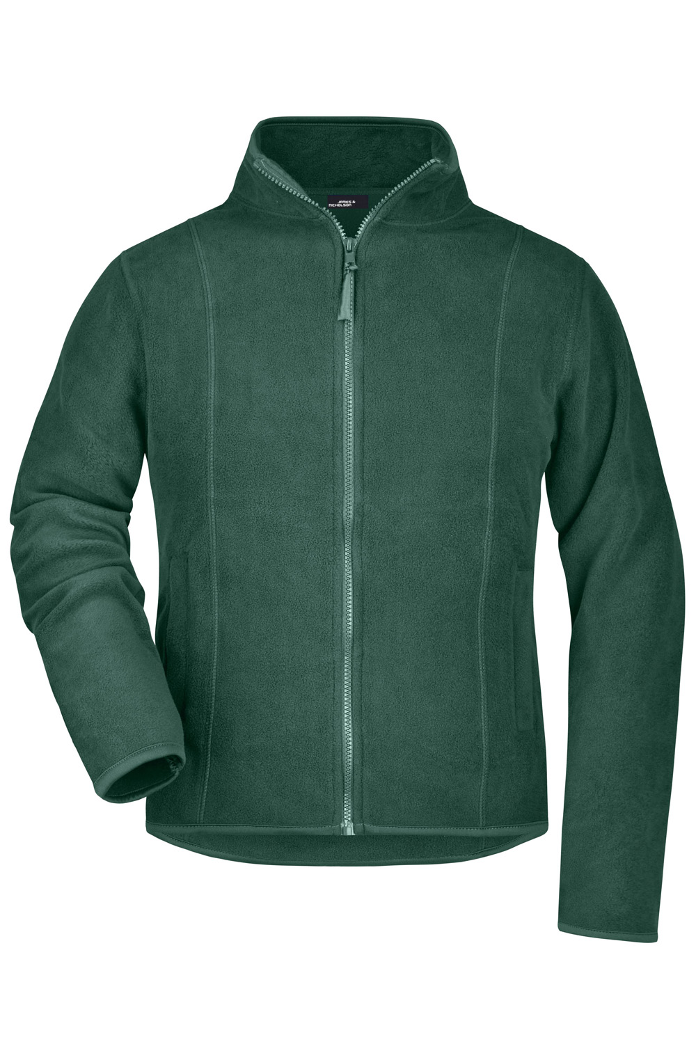 FleecejackeJames&NicholsonGirlyMicrofleeceJacketJN049dark-green Damen Fleecejacke James&Nicholson Girly Microfleece Jacket JN049