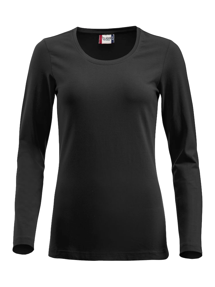 DamenT-ShirtlangarmCliqueCarolinaL/S029319Schwarz99_1