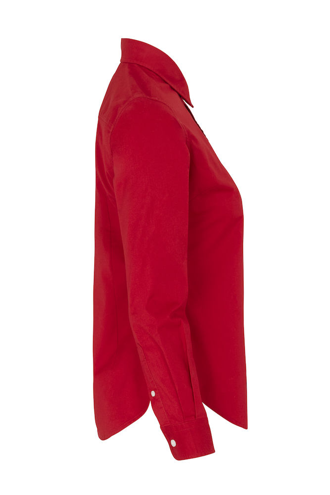 141037CottoverBluseLangarmTwillRot460