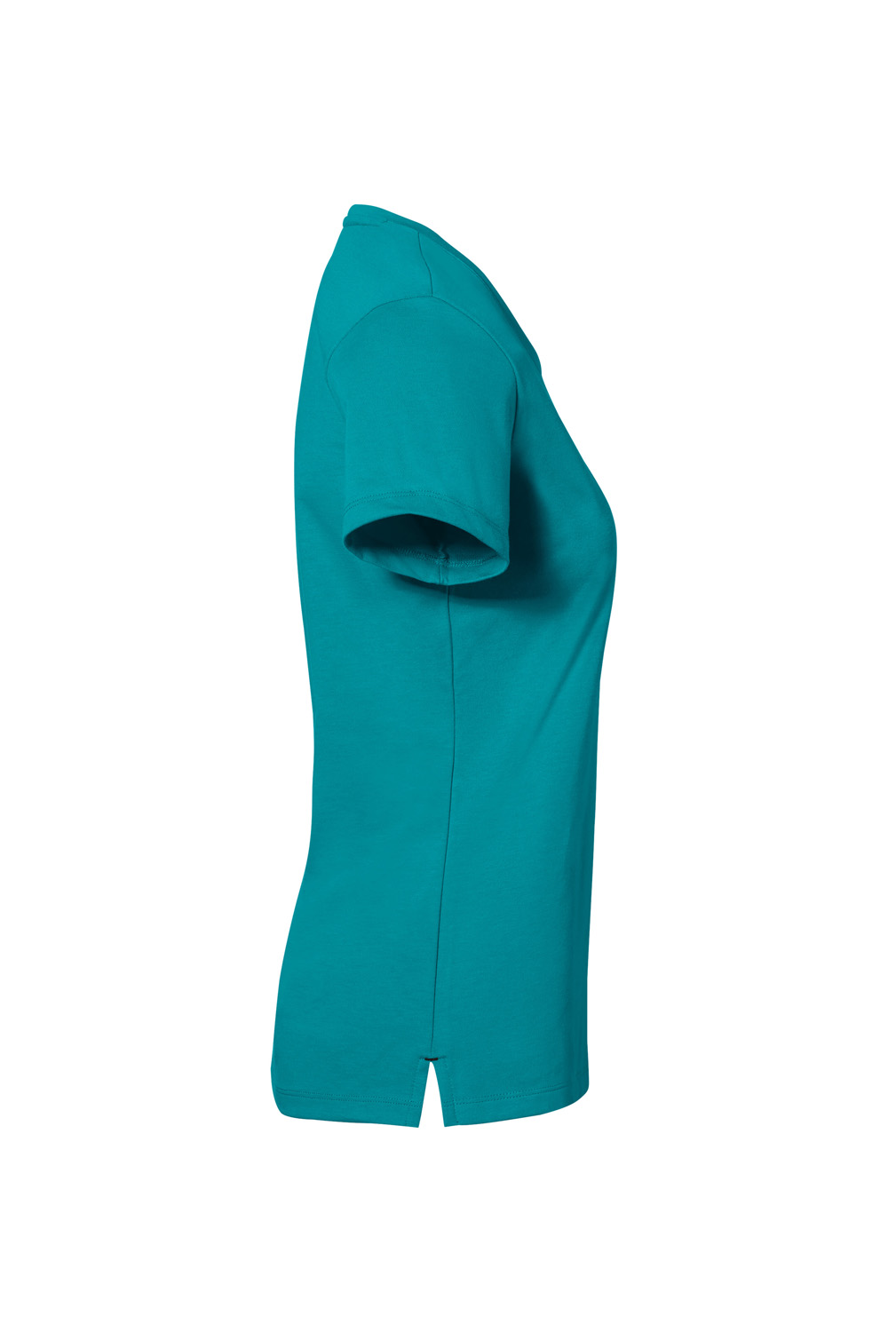 HakroDamenT-ShirtV-NeckkurzarmCottonTec169smaragd