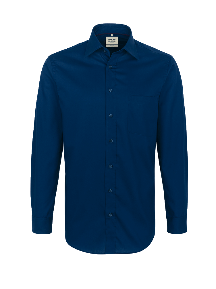 HerrenHemdlangarmmitBrusttascheHakroBusiness108marine003_1