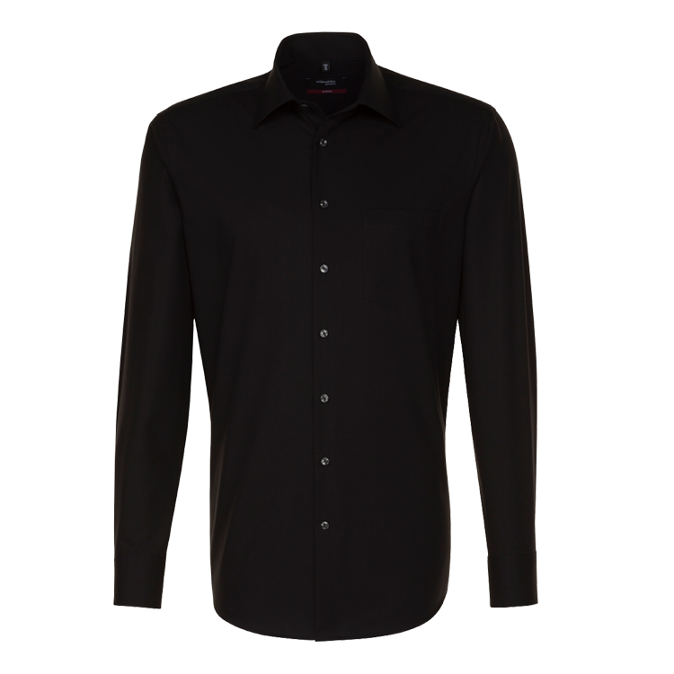 HerrenHemdlangarmSeidenstickerModern1000schwarz84 Herren Hemd langarm Seidensticker Modern 1000