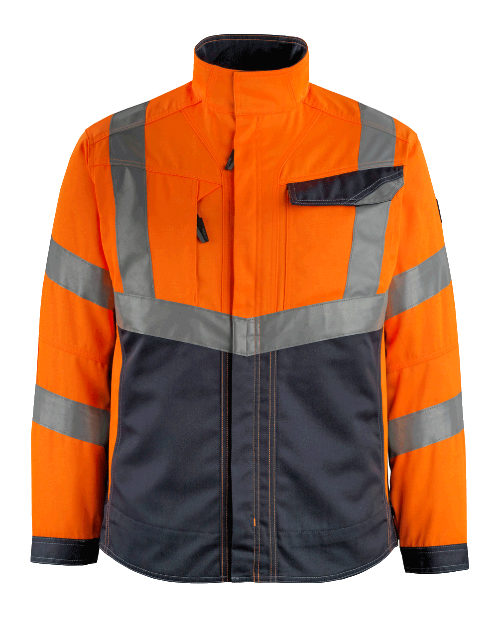 hi-vis orange/schwarzblau 14010