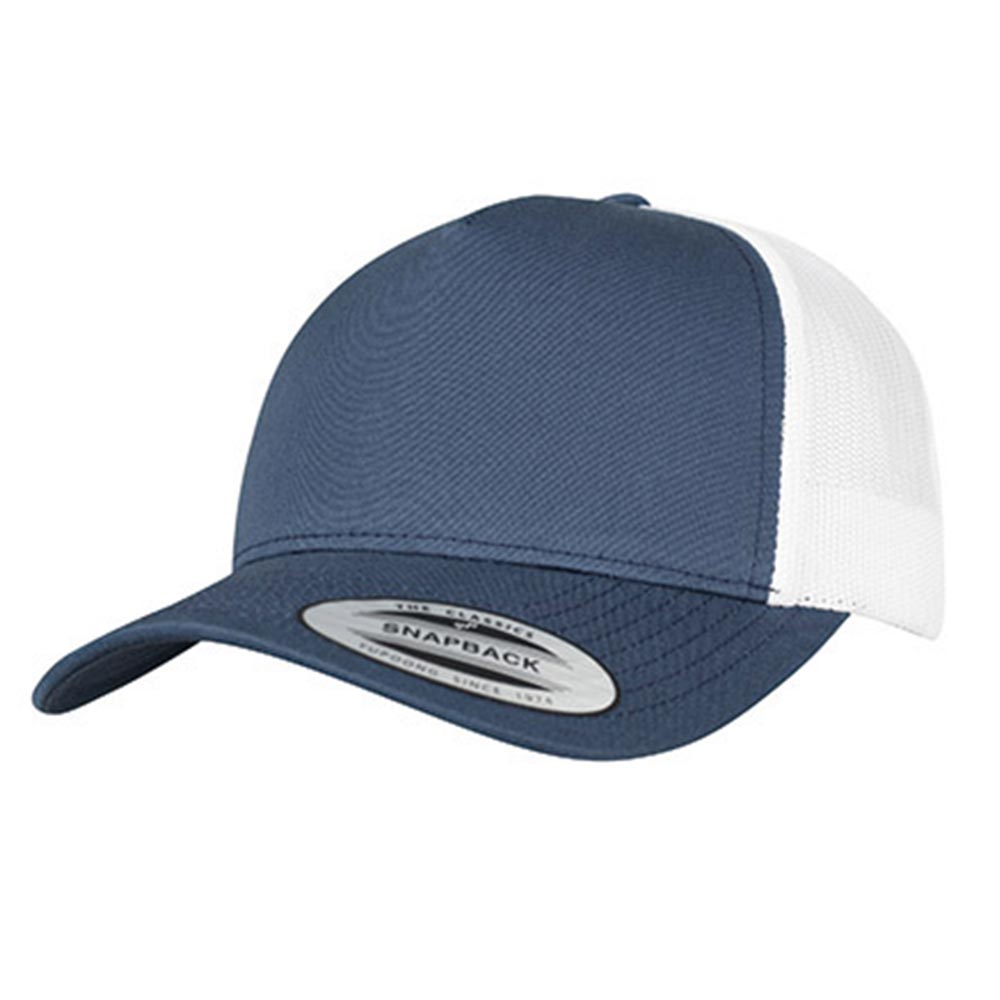 CapFLEXFIT5PanelTrucker2-ToneSnapbackFX6506TNavy/White Cap FLEXFIT 5 Panel Trucker 2-Tone Snapback FX6506T