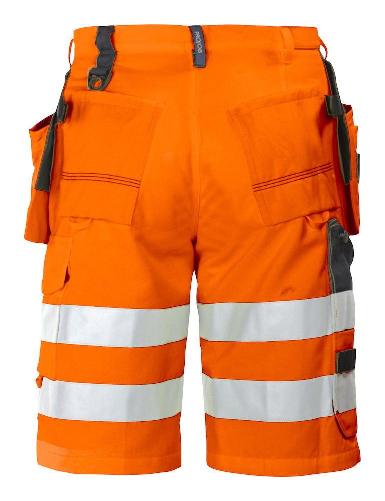 ProJobSicherheitsshorts6503mitHängetaschenENISO20471Klasse2646503Orange/Schwarz1799