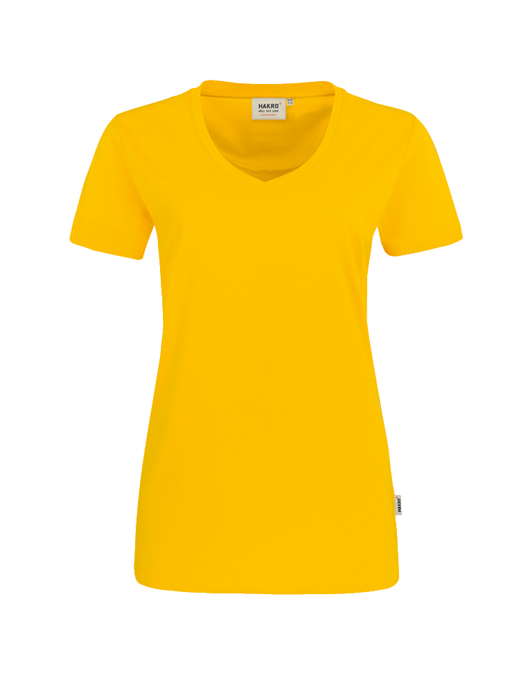 Damen T-Shirt V-Neck kurzarm Hakro Performance 181