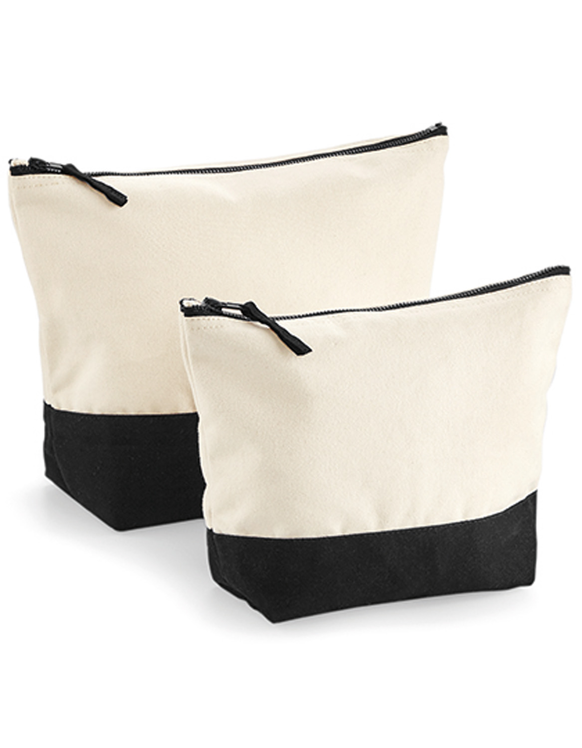StofftascheWestfordMillDippedBaseCanvasBag(M)WM544Natural/Black Stofftasche Westford Mill Dipped Base Canvas Bag (M) WM544