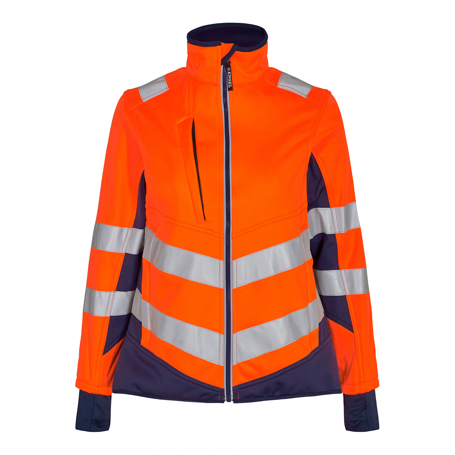 DamenSicherheits-SoftshelljackeFEEngelSafety1156-237Orange/BlueInk10165