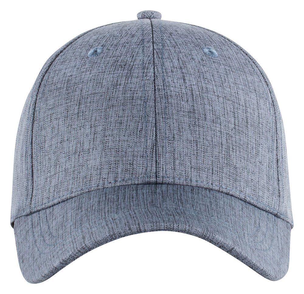 Cap6-PanelCliqueMelangeCap024066Navymeliert554 Cap 6-Panel Clique Melange Cap 024066