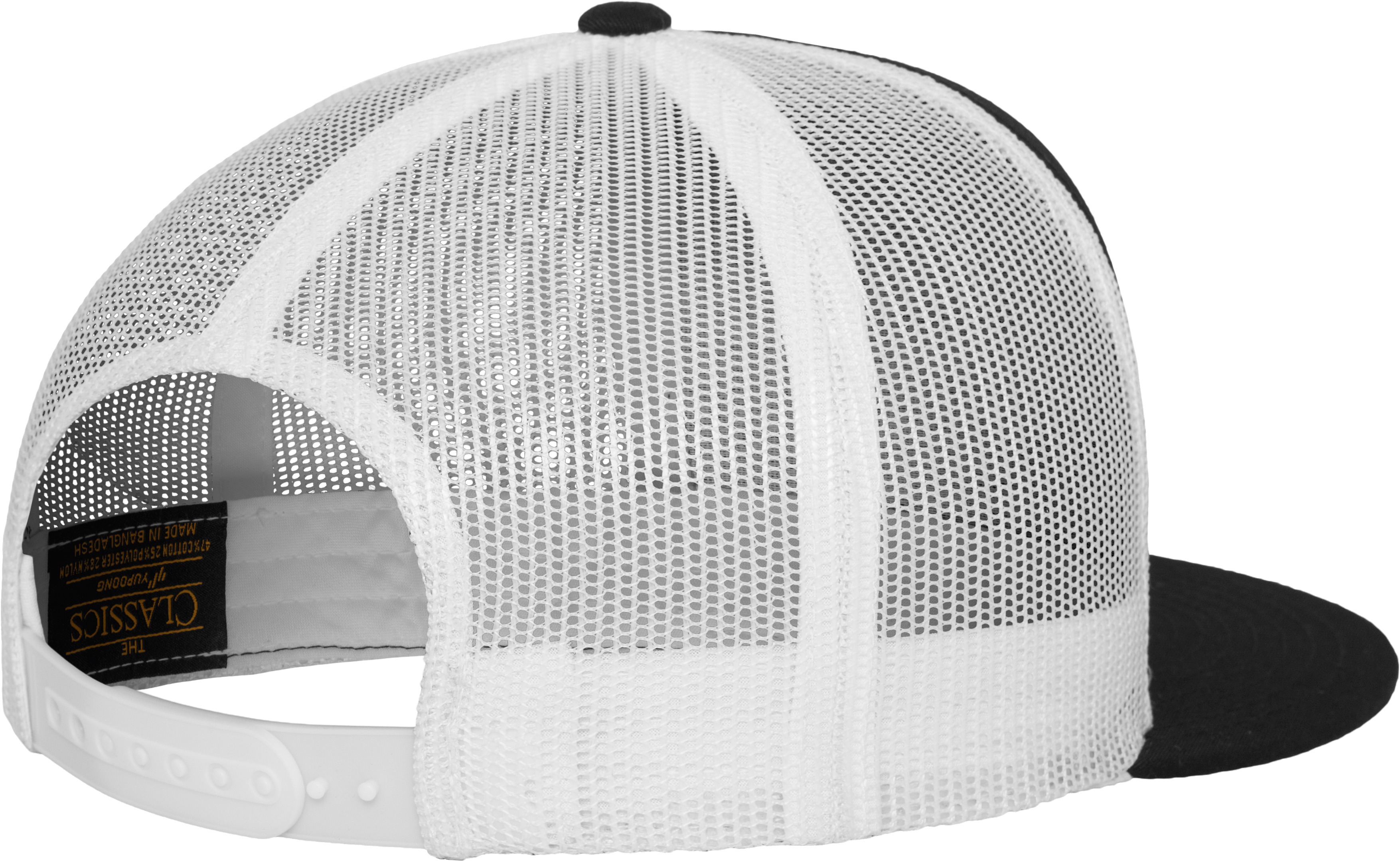CapFLEXFITClassicTrucker2-Tone6006TBlackWhite_2