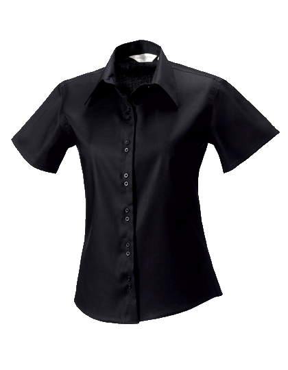 DamenBlusekurzarmRussellUltimateNon-IronR-957F-0Black_1