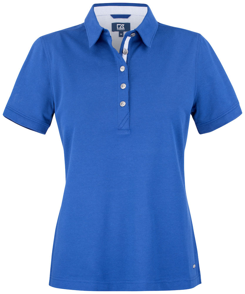 DamenPoloshirtkurzarmCutter&Buck354421Blue56 Damen Poloshirt kurzarm Cutter&Buck Advantage Premium Polo Ladies 354421