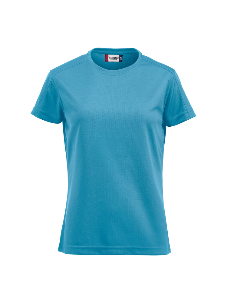 DamenT-ShirtkurzarmCliqueIce-TLadies029335Türkis54_1 Damen T-Shirt kurzarm Clique Ice-T Ladies 029335