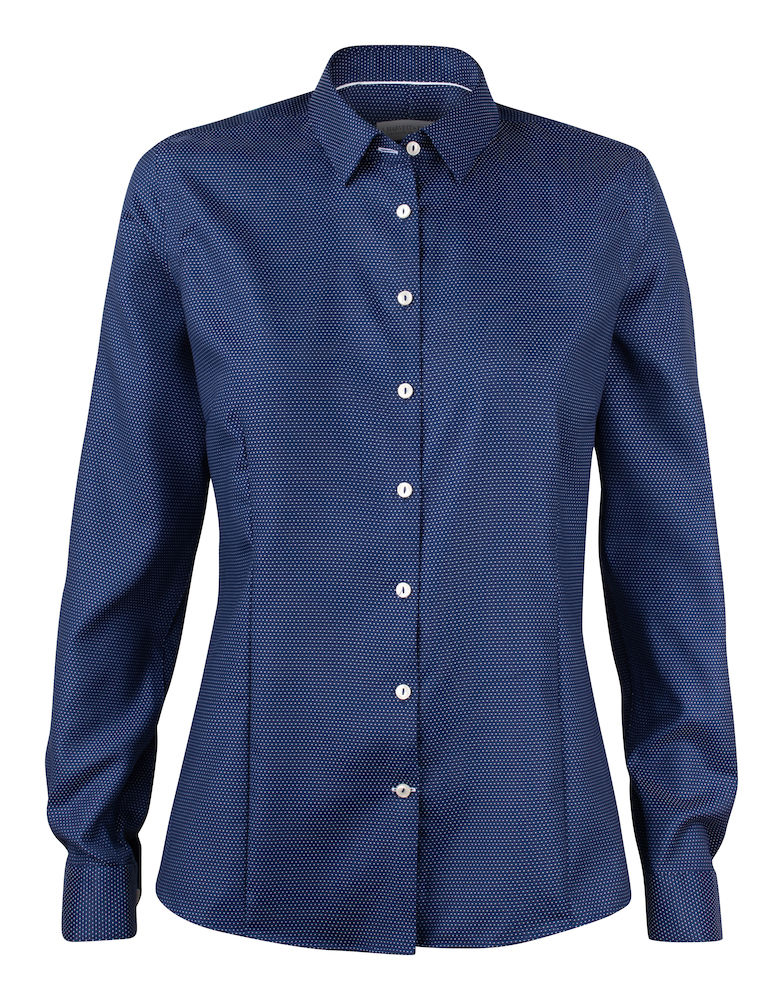 BluseLangarmHarvestFrostPurpleBow49Woman2904903Navy/WhiteDot601