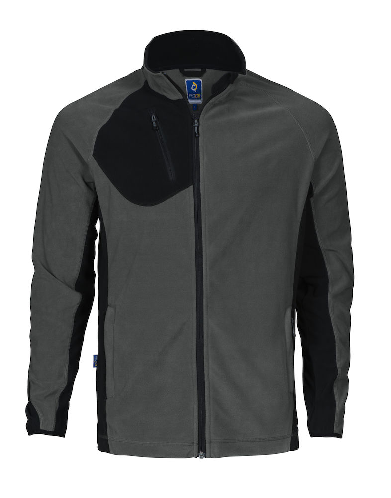 Herren Fleecejacke ProJob 2325 Microfleece mit Kontrastelementen 642325