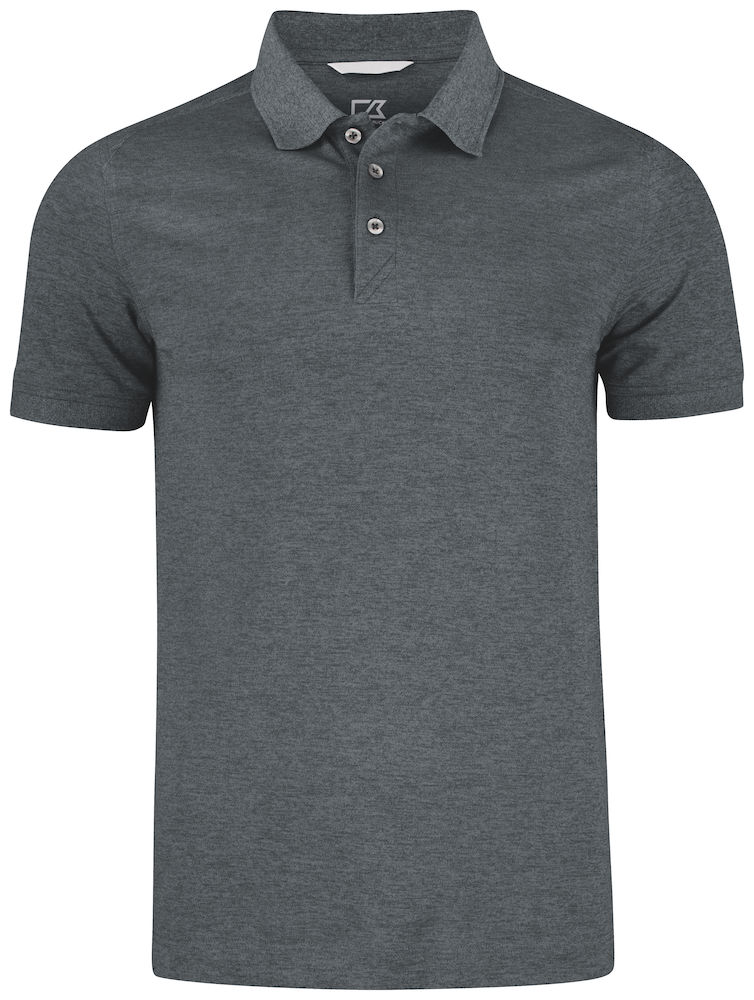 HerrenPoloshirtkurzarmCutter&Buck354418AnthraciteMelange955