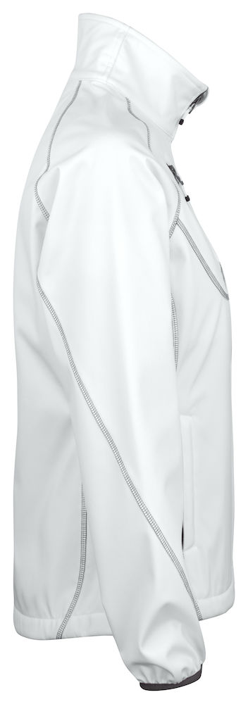 642423ProJobSoftshelljacke2423mitKontrastelementenWeiss00