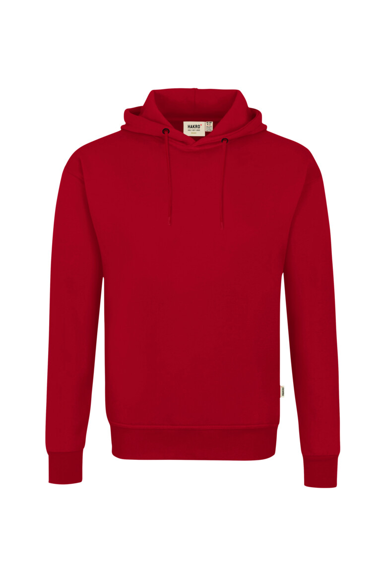 HerrenKapuzen-SweatshirtHakroBio-BaumwolleGOTS560rot002 Herren Kapuzen-Sweatshirt Hakro Bio-Baumwolle GOTS 560