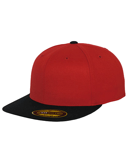 CapFLEXFITPremium210Fitted2-Tone6210TRedBlack_1 Cap FLEXFIT Premium 210 Fitted 2-Tone 6210T