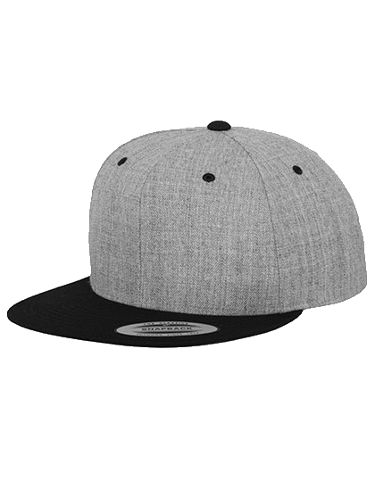 CapFLEXFITClassicSnapback2-Tone6089MTHeather-GreyBlack_1