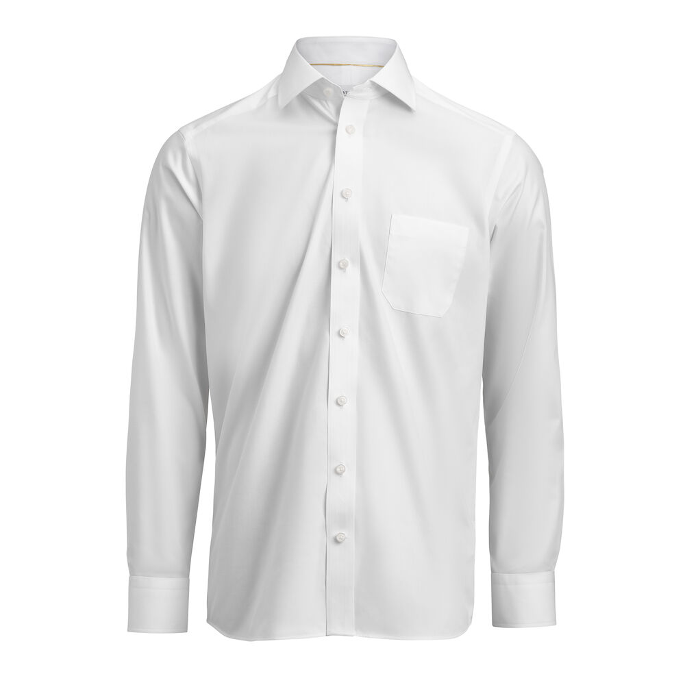 HerrenHemdlangarmHarvestFrostYellowBow50PocketSlim2905032White100